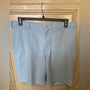 Peter Millar Sky Blue Flat Front Men's‎ Shorts